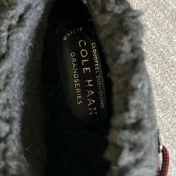 NWT Cole Haan womens Cloudfeel Waterproof Snow Mini Snow Boot Sz 9 - Picture 6 of 7